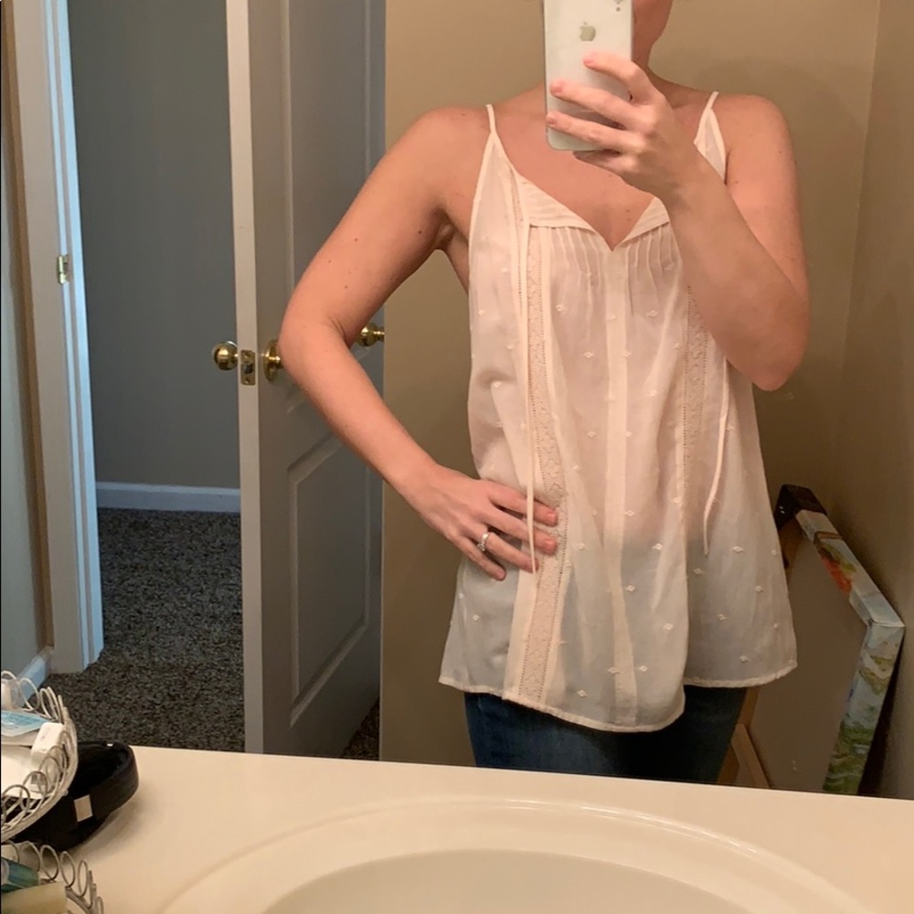 Never worn Airy Light Pink Top Perfect for Summer